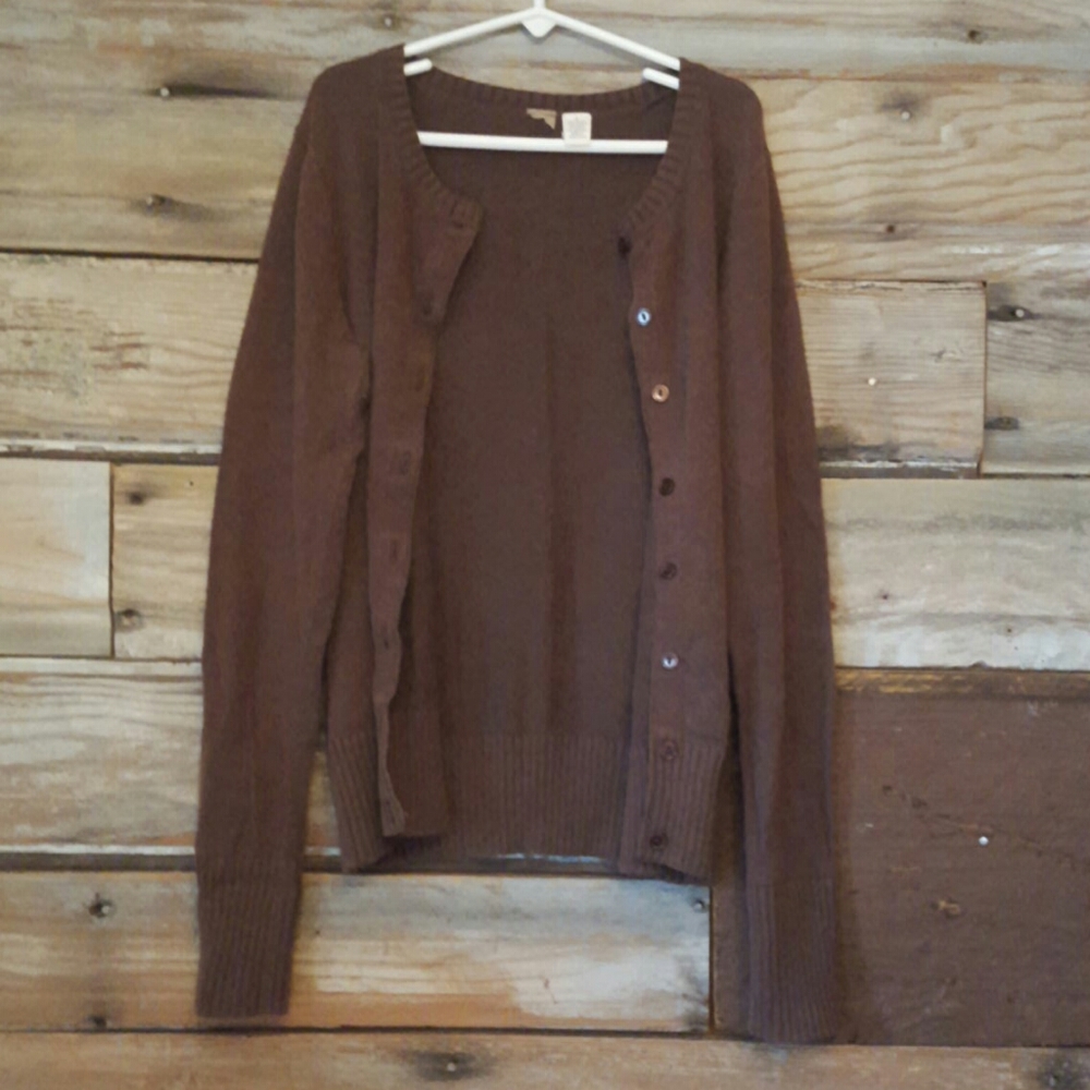 BP Brown Cardigan Sweater